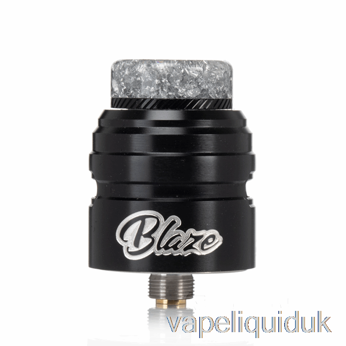 Thunderhead Creations Blaze Solo 24mm BF RDA Silver Black Vape Liquid